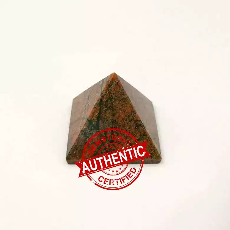 Unakite Crystal Pyramid