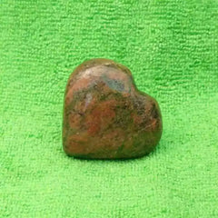 Unakite Healing Crystal Heart Stone
