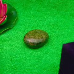 Vessonite Healing Crystal Palm Stone