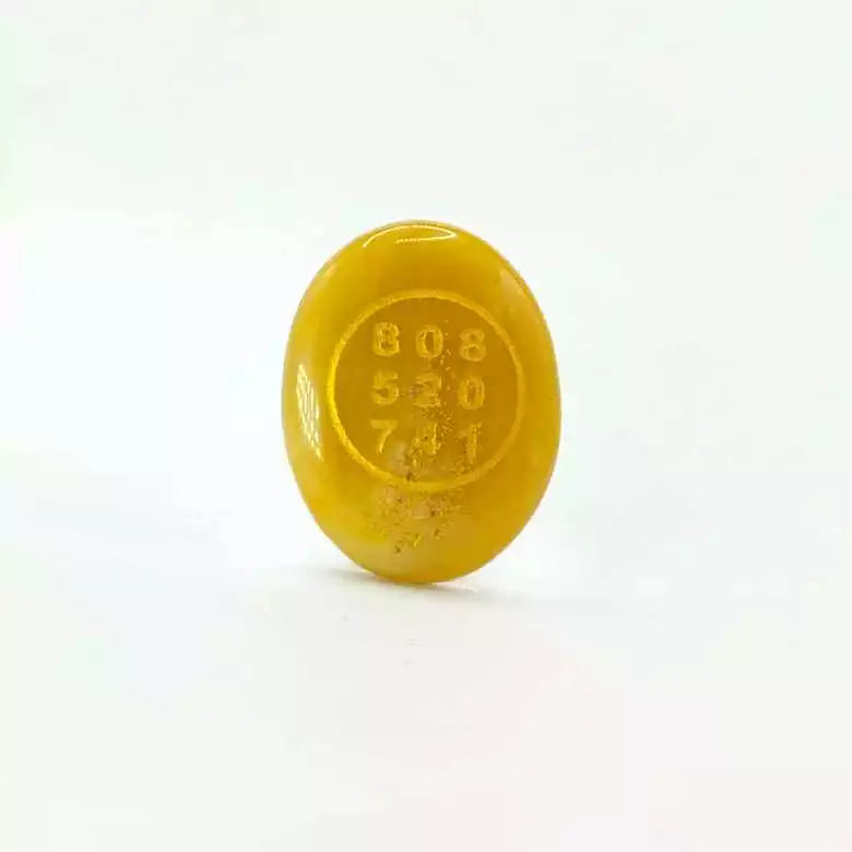 Yellow Aventurine Zibu Symbol Coin